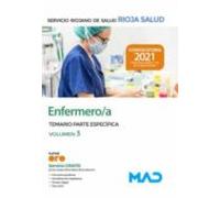 Enfermero/a Del Servicio Riojano De Salud. Temario Parte Específica Vo