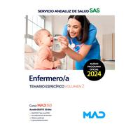 ENFERMERO/A TEMARIO ESPECIFICO 2 SERVICIO ANDALUZ SALUD | Aa. Vv.