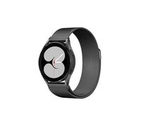 ENFIZD 20mm 22mm Milanese Loop For Samsung Galaxy watch 6 5 Strap 44mm 40mm/5 pro/4 6 Classic/Active 2 Bracelet Huawei gt 2/3 pro band(01 black,Galaxy Watch 3 41mm)