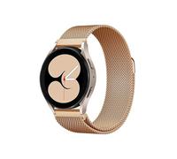 ENFIZD 20mm 22mm Milanese Loop For Samsung Galaxy watch 6 5 Strap 44mm 40mm/5 pro/4 6 Classic/Active 2 Bracelet Huawei gt 2/3 pro band(09 Rose gold,Fit for Galaxy Watch 6 44mm)
