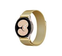 ENFIZD 20mm 22mm Milanese Loop For Samsung Galaxy watch 6 5 Strap 44mm 40mm/5 pro/4 6 Classic/Active 2 Bracelet Huawei gt 2/3 pro band(06 gold,Galaxy Watch 3 41mm)