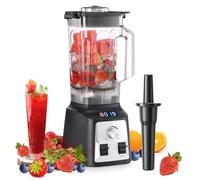 Enfmay Batidora Profesional 2000W, Multifunción Batidora de Vaso, 2L sin BPA, Limpieza Automática, 30000 r/min, Acero Inoxidable, Licuadoras para Zumos Batidos Verduras Frutas Smoothies