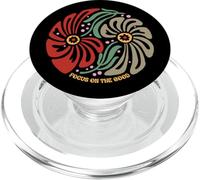 Enfócate en la Buena Frase Motivacional con Cita inspiradora PopSockets PopGrip para MagSafe