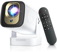 [Enfoque automático/Keystone] Proyector Inteligente con WiFi y Bluetooth 5.4, proyectores nativos Salange 1080p 4K, proyector de Corto Alcance con Aplicaciones integradas, Android 11, Mini proyector