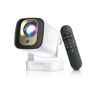 [Enfoque automático/Keystone] Proyector Inteligente con WiFi y Bluetooth 5.4, proyectores nativos Salange 1080p 4K, proyector de Corto Alcance con Aplicaciones integradas, Android 11, Mini proyector