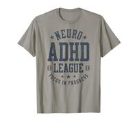Enfoque de la Liga Neuro TDAH en Progreso Vintage Camiseta