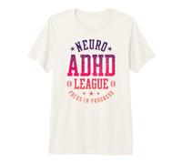 Enfoque de la Liga Neuro TDAH en Progreso Vintage Camiseta Premium