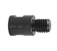 Enfoque pulidor de lijado: convertidor de adaptador de taladro M10 a M14 para amoladora angular, instrumento de extensión de eje para desoldar, pulir y moler metal | herramienta eléctrica -broca - kit