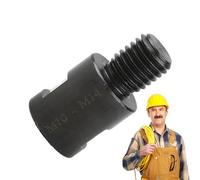 Enfoque pulidor de lijado: convertidor de adaptador de taladro M10 a M14 para amoladora angular, instrumento de extensión de eje para desoldar, pulir y moler metal | herramienta eléctrica -broca - kit