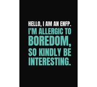 ENFP Introduction Journal Book: A Fun and Irreverent Way to Express Yourself | 6x9 inches, 110 pages | Gift for the ENFP in Your Life