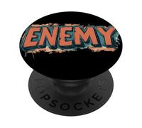 Enfréntate al desafío con esta declaración del enemigo PopSockets PopGrip Adhesivo