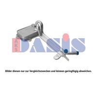 AKS DASIS Enfriador De Aceite 127x85x34 Para Audi A3 8P1 8PA 8X1 8XK