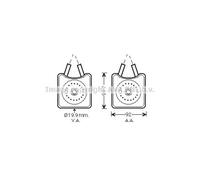 Enfriador 92x99x61 para VW Golf IV Variante 1J5 1J1 2KB 2KJ 2CB 2CJ Audi A4