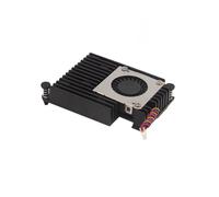 Enfriador Activo para Raspberry Pi 5, Disipador de Calor de Aluminio con Ventilador de Velocidad Ajustable PWM para RPI 5 Pi5