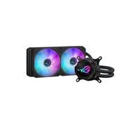 ASUS ROG STRIX LC III 240 ARGB - Refrigerador líquido AiO con bloque de agua giratorio en 360°, bomba Gen7 v2 de Asetek, ventiladores ROG ARGB y más de 10 efectos de iluminación Aura personalizados