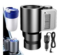 Enfriador calentador de tazas para automóvil inteligente 2 en 1,Enfriador calentador de tazas para automóvil,Práctica taza aislante para refrigerador de coche | Soporte de 12V 36W para agua, leche, ca