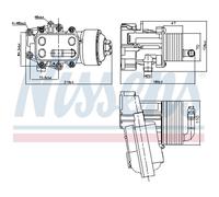 NISSENS 91315 Enfriador de aceite