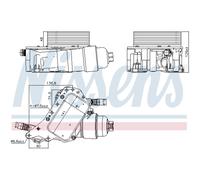Enfriador de aceite, aceite de motor NISSENS 91339