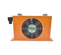Enfriador de aceite hidráulico AH0608T-CA, radiador de aceite refrigerado por aire, 60 l/min, intercambiador de calor. Gran área de disipación de calor(12V)