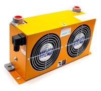 Enfriador de aceite hidráulico de aluminio AH0608TL, capacidad de 60 l/min, radiador refrigerado por aire, intercambiador de calor de bajo ruido Amplia aplicación(110V)