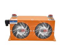 Enfriador de aceite hidráulico Enfriador de aceite Enfriador de aire hidráulico, 2 Número de ventiladores, Capacidad de enfriamiento 3000 kcal/h, para maquinaria de construcción y equipos agrícolas
