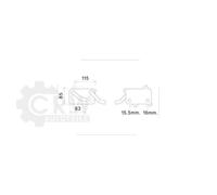 AVA Deutschland GmbH Radiador de aceite, aceite motor para MERCEDES-BENZ LK, Classe ML Vito, Classe SLK (Ref: MS3555)