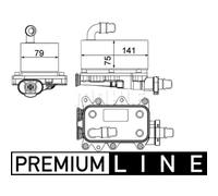 Enfriador de aceite, transmisión automática MAHLE CLC 19 000P