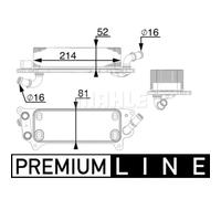 Enfriador de aceite, transmisión automática MAHLE CLC 77 000P