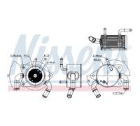 NISSENS 91180 Radiador de aceite, transmisión automática