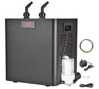 Enfriador de acuario, 1/10HP 1/3HP 1/2HP enfriador de agua para baño de hielo, sistema de refrigeración hidropónico para hidroponía, pecera de agua dulce y salada Axolotl