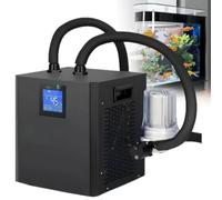 Enfriador de acuario de 600 W, sistema de refrigeración de agua con bombas dobles integradas y filtro externo para tanques marinos y de agua dulce, solución de refrigeración perfecta para acuarios