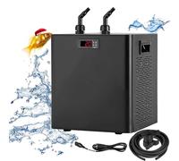 Enfriador de acuario para peceras y sistemas acuáticos, máquina de refrigeración de agua silenciosa para aplicaciones de inmersión fría y baño de hielo