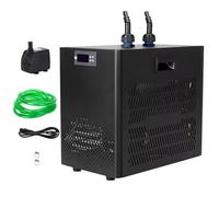Enfriador de Acuarios de Agua Ajustable para hidroponía con compresor de refrigeración, diseño silencioso Especial para Agua Dulce y Salada o hidropónica, 160L