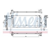Enfriador de Agua Apto para BMW X1 2 Active Tourer Mini F48 F45