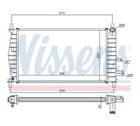 Enfriador de Agua Apto para Ford Fiesta IV Mazda 121 III Si J5 J3