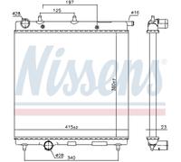 Enfriador De Agua apto para Peugeot 208 2008 Yo Citroën C3 II CA CCCU INODORO WA