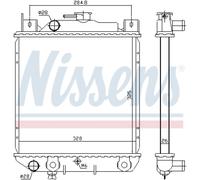Enfriador de Agua Apto para Suzuki Swift II Hatchback EA Ma SF413Ah .