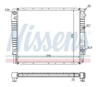 Enfriador de Agua Apto para Volvo 940 II Kombi 945 2.3Ti 2.3 Turbo 2.0