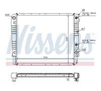 Enfriador de Agua Apto para Volvo 940 II Kombi 945 2.3Ti 2.3 Turbo de Escape 2.0