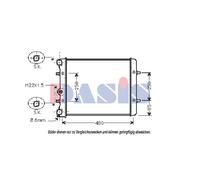 Enfriador de Agua Apto para VW Golf IV Seat Toledo II Leon 1J1 1J5 1J6 1J2