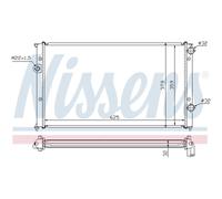 Enfriador de Agua Apto para VW Passat Variant 3A5 35I 1.9 Td 3A2 1E7 1H2