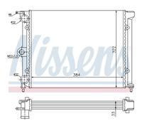 Enfriador de Agua Apto para VW Polo Seat Terra 86C 80 1.0 Cat 1.3 24 0.9