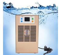 Enfriador de agua del tanque de peces, Máquina de enfriamiento de agua del tanque de peces, Máquina de enfriamiento del acuario enfriador de tanque de peces para acuario 35L Usos de acuicultura(70W)