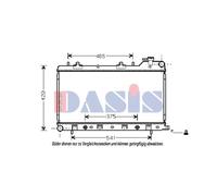 Enfriador De Agua Motor Kühler para Subaru Forester SF 2.0 AWD EISENFELS