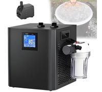Enfriador de Agua para bañeras de inmersión frías, 0.3P Mejorado con Bomba de Agua con Filtro Externo y Manguera aislada para Uso doméstico y Exterior