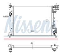 Enfriador de Agua para Fiat Doblo Limusina Gran Capacidad Alfa Romeo Mito Combo