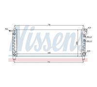 Enfriador de Agua para Opel Corsa B Chevrolet 73 78 79 1.0i 12V 1.2i 16V