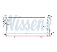Enfriador de Agua para Peugeot 205 II 20A/C 1.4 1.9 Gti 1.6 Automático 1.7