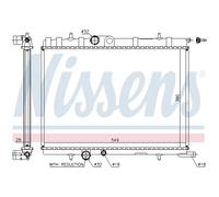 Enfriador de Agua para Peugeot 307 Cc Citroën Xsara Picasso 3B 3H 3E 3A/C