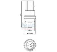 Enfriador de Agua para Renault Mégane IV Grandtour 1.5 Azul DCI 115